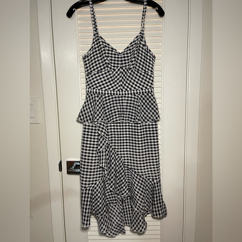 Jcrew silk dress corset shaping peplum lined size 0